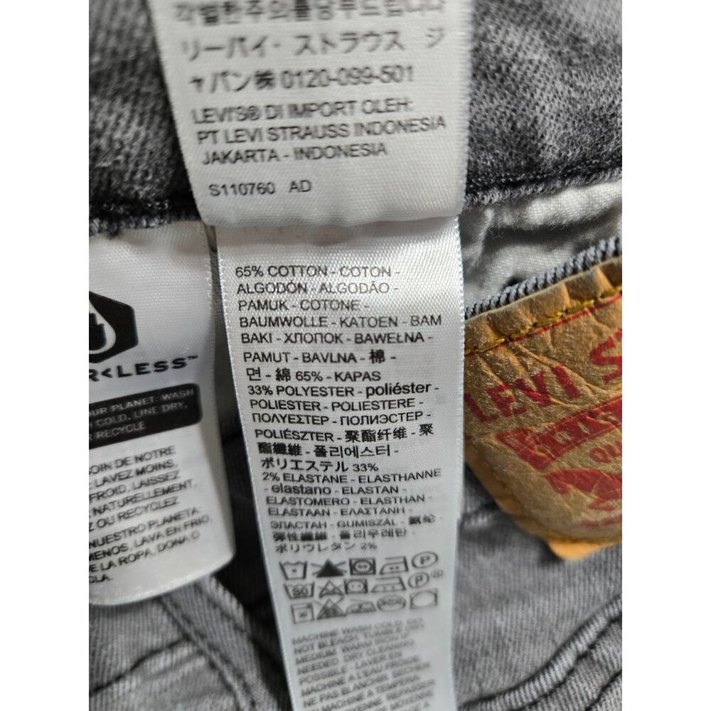 Levi's 511  size 30x30 men's grey bootcut jeans - Picture 8 of 12